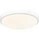 Gabi LED 12.25 inch Matte White Flush Mount Ceiling Light